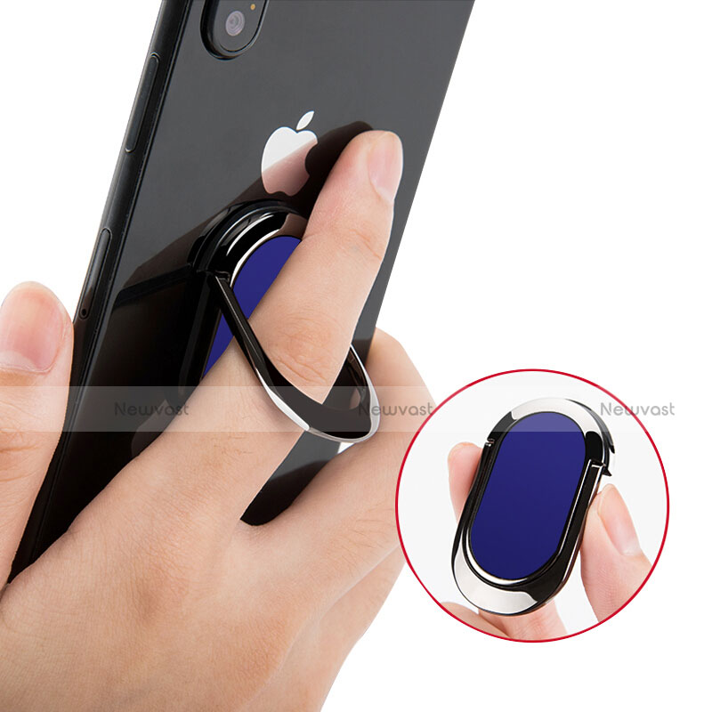 Universal Mobile Phone Finger Ring Stand Holder R07 Blue