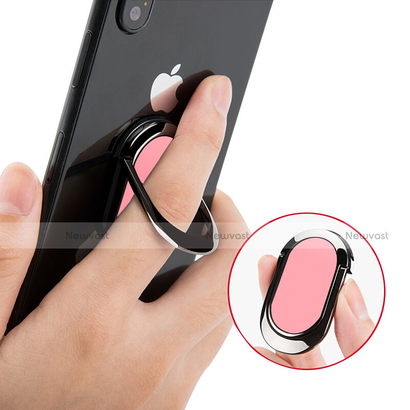 Universal Mobile Phone Finger Ring Stand Holder R07 Pink