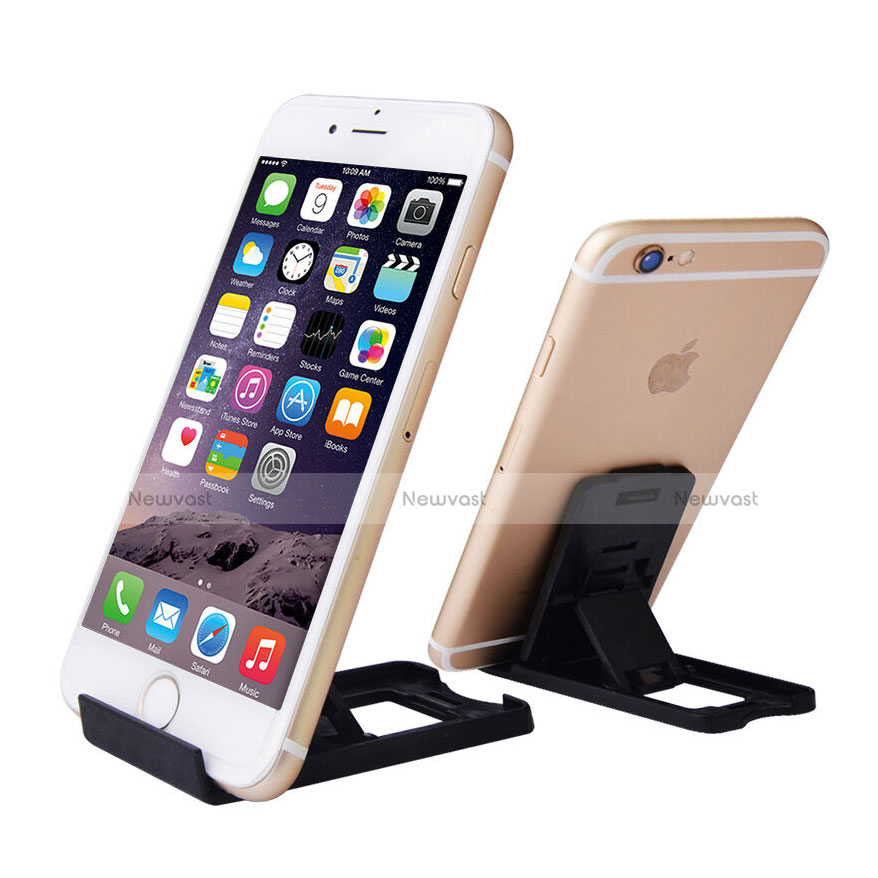 Universal Mobile Phone Stand Smartphone Holder for Desk T02 Black