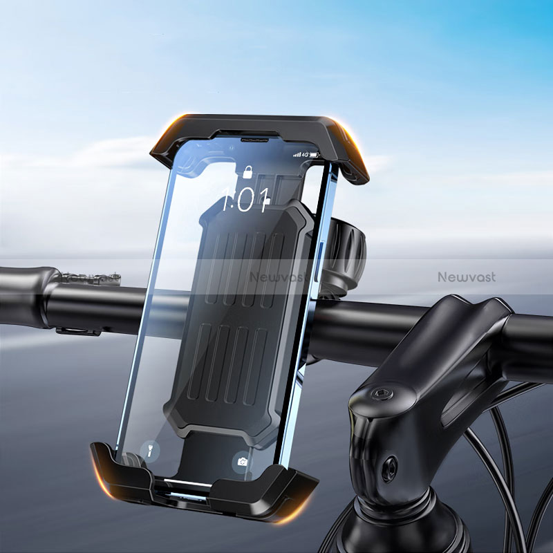 Universal Motorcycle Phone Mount Bicycle Clip Holder Bike U Smartphone Surpport Black