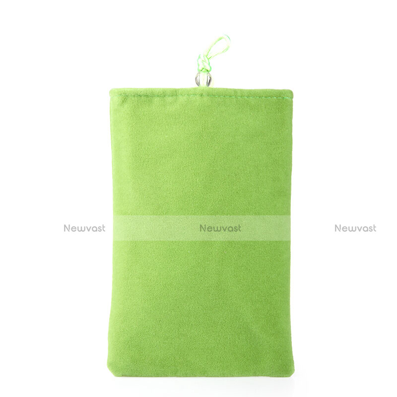 Universal Sleeve Velvet Bag Case Pocket Green