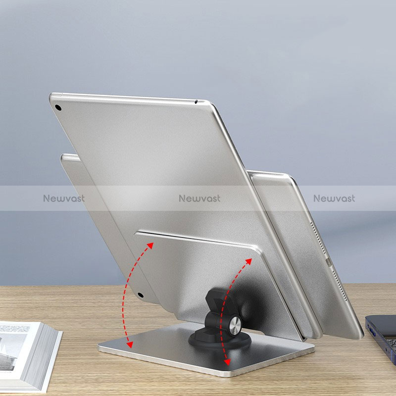 Universal Tablet Stand Mount Holder N02 for Apple iPad 10.2 (2019) Silver