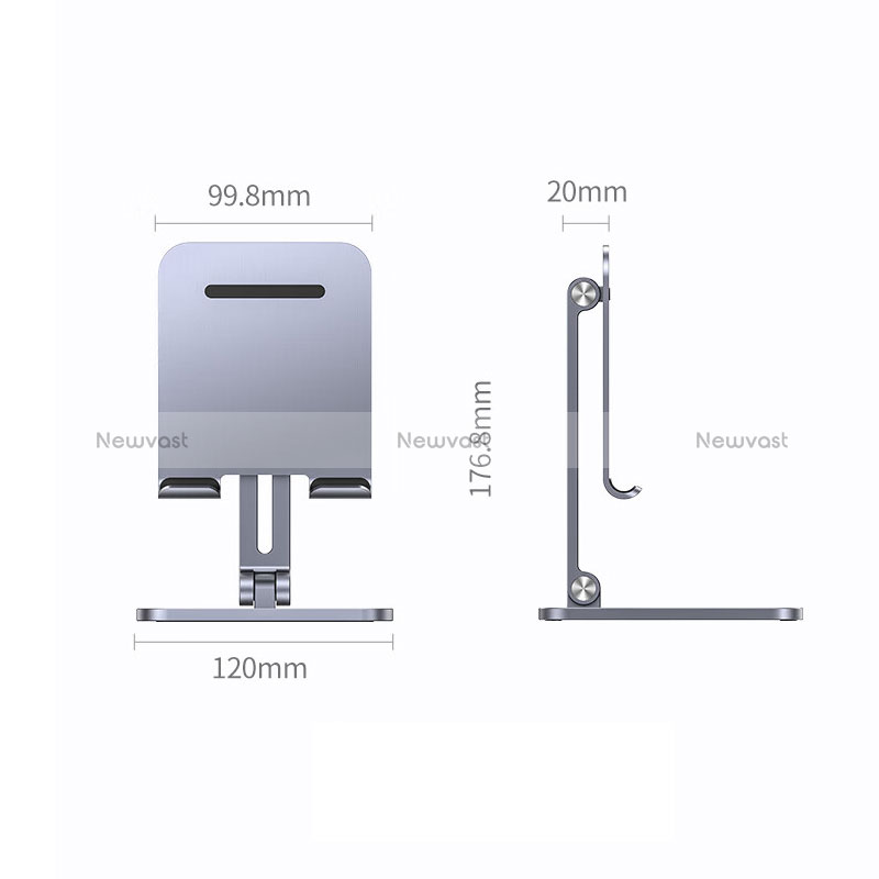 Universal Tablet Stand Mount Holder N05 for Apple iPad 10.2 (2020) Dark Gray