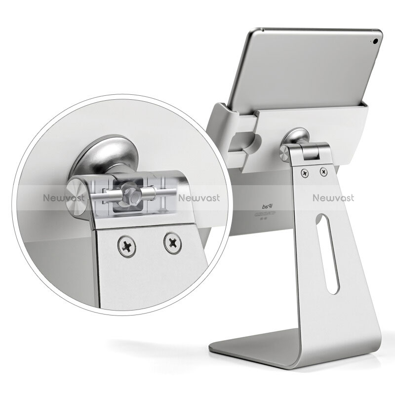 Universal Tablet Stand Mount Holder T24 for Apple iPad 10.2 (2019) Silver