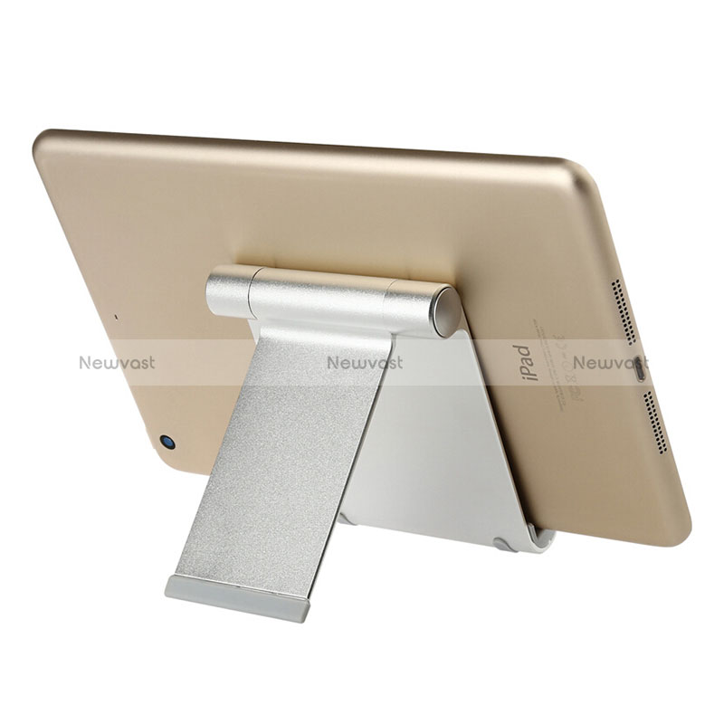 Universal Tablet Stand Mount Holder T27 for Apple iPad Pro 12.9 (2021) Silver