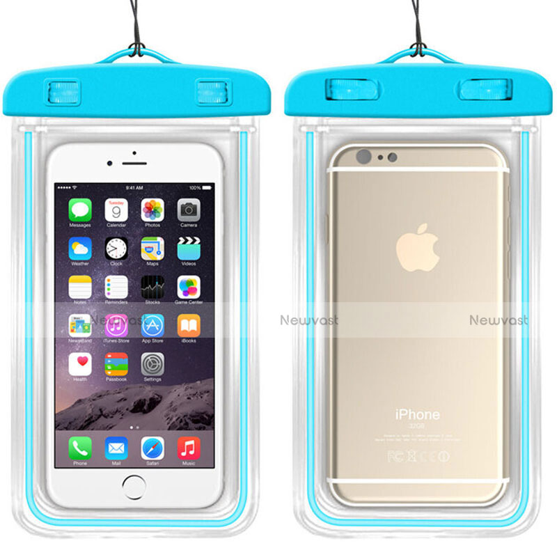 Universal Waterproof Case Dry Bag Underwater Shell W01 Sky Blue