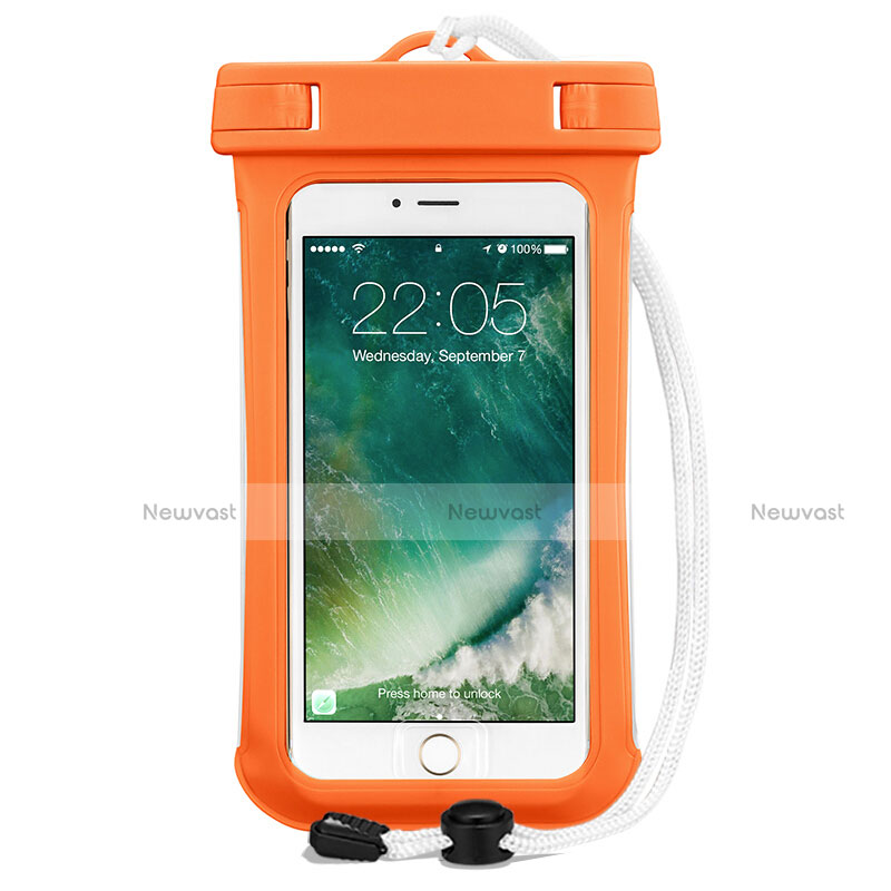 Universal Waterproof Hull Dry Bag Underwater Case Orange