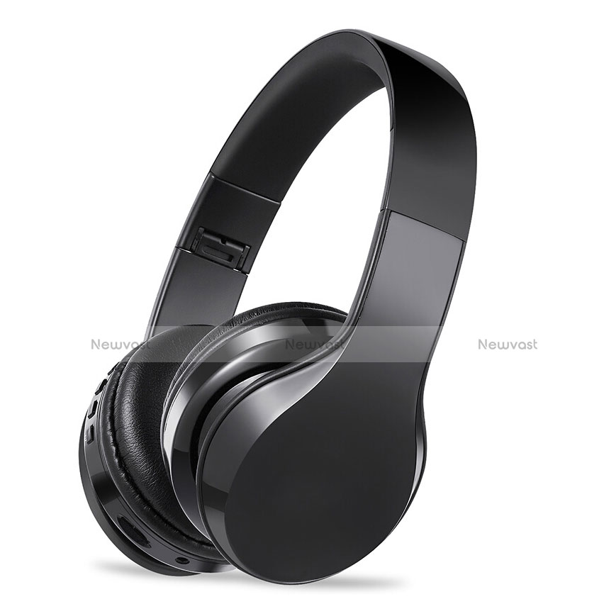 Wireless Bluetooth Foldable Sports Stereo Headphone Headset H73 Black