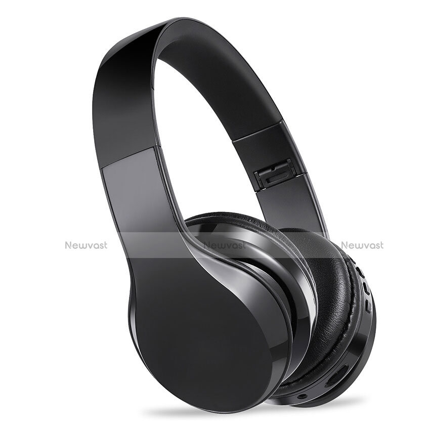 Wireless Bluetooth Foldable Sports Stereo Headphone Headset H73 Black