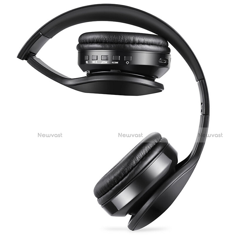 Wireless Bluetooth Foldable Sports Stereo Headphone Headset H73 Black