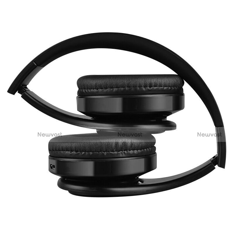 Wireless Bluetooth Foldable Sports Stereo Headphone Headset H76 Black