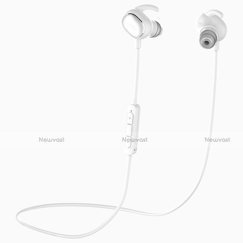 Wireless Bluetooth Sports Stereo Earphone Headphone H43 White