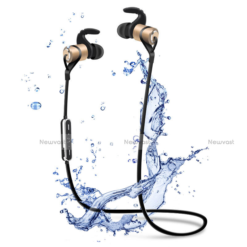 Wireless Bluetooth Sports Stereo Earphone Headphone H50 Gold