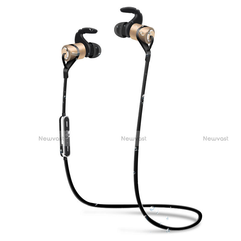 Wireless Bluetooth Sports Stereo Earphone Headphone H50 Gold