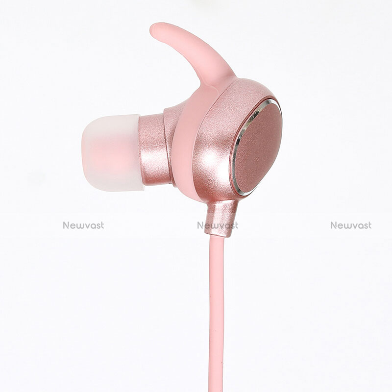 Wireless Bluetooth Sports Stereo Earphone Headset H43 Pink