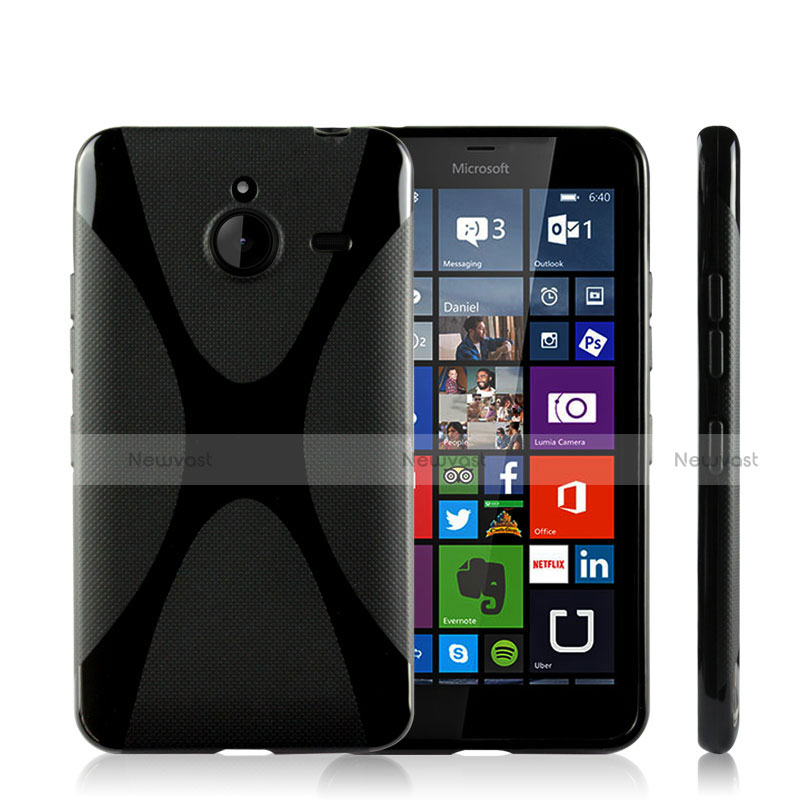 X-Line Gel Soft Case for Microsoft Lumia 640 XL Lte Black